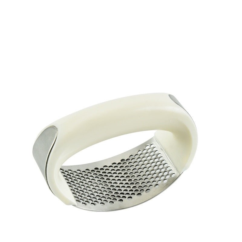 Presse-Ail et Hacheur Manuel – Broyeur Ail Oignon Inox - design compact pour cuisine moderne