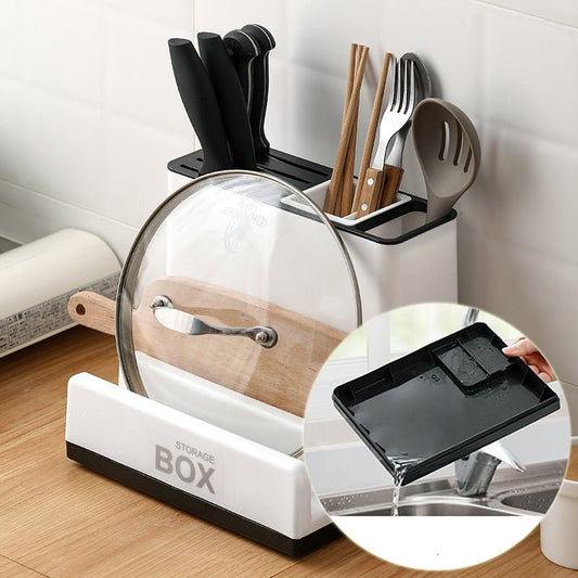 Range-couverts réglable avec compartiments pour tiroir de cuisine