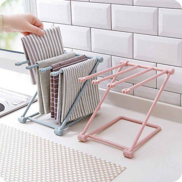 Séchoir torchon pliable aimanté support cuisine