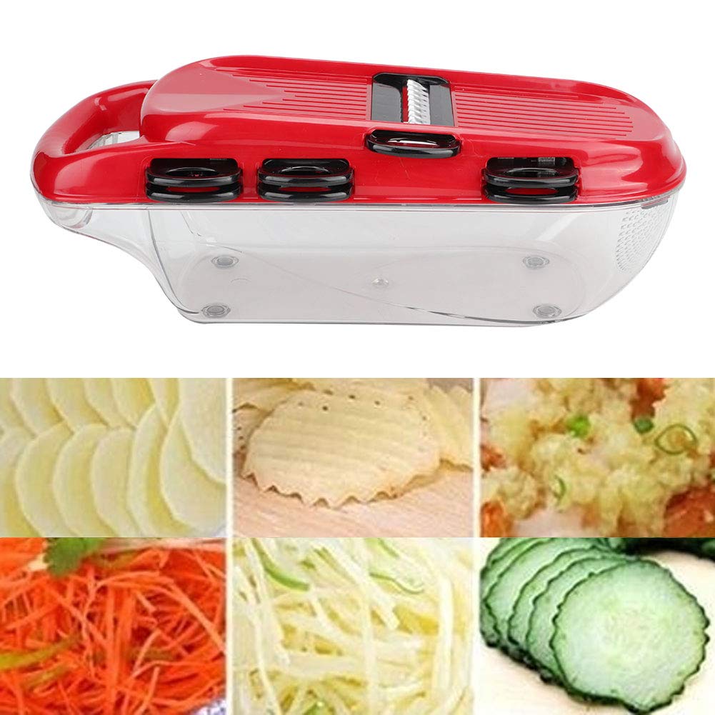 Set premium de 7 ustensiles de cuisine multifonctions avec manches noirs