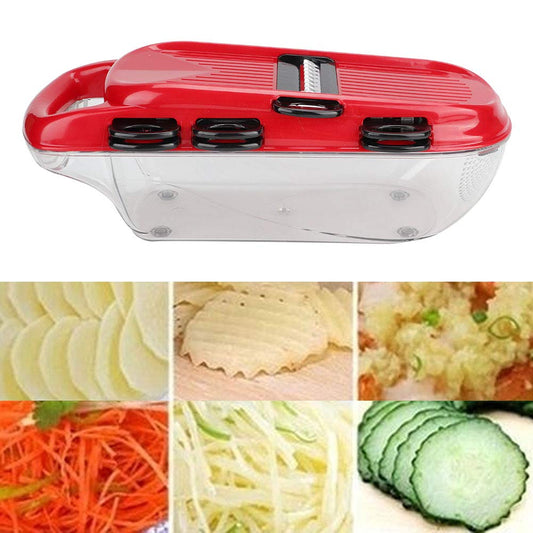 Set premium de 7 ustensiles de cuisine multifonctions avec manches noirs