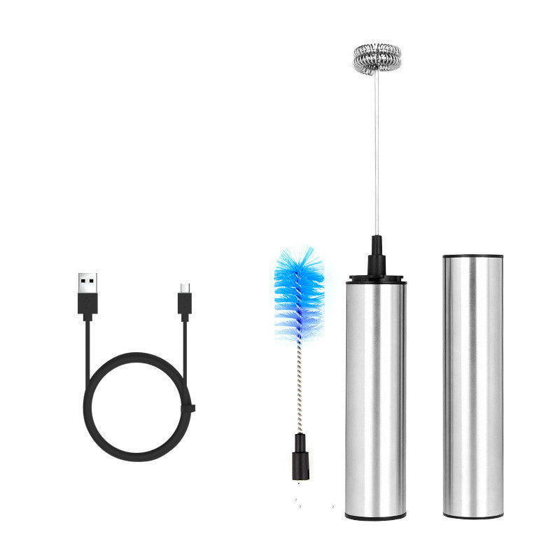 Fouet électrique cuisine écran LCD inox rechargeable