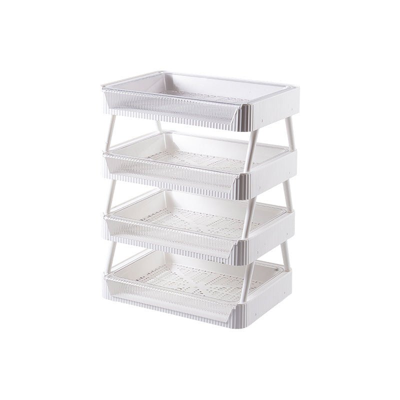 Range-légumes pliable égouttoir intégré étagère superposable