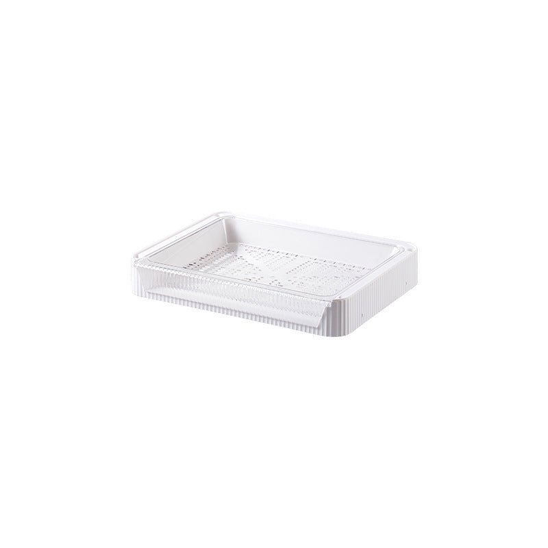 Range-légumes pliable égouttoir intégré étagère superposable