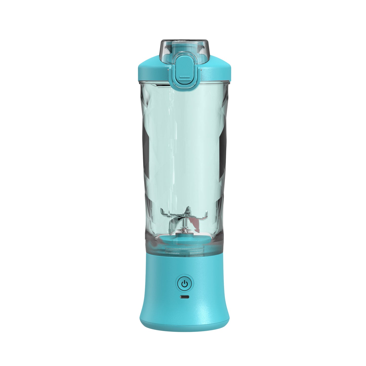 Mixeur Portable USB Rechargeable 6 Lames Inox – Smoothies et Jus - vue produit détaillée Ustensilio