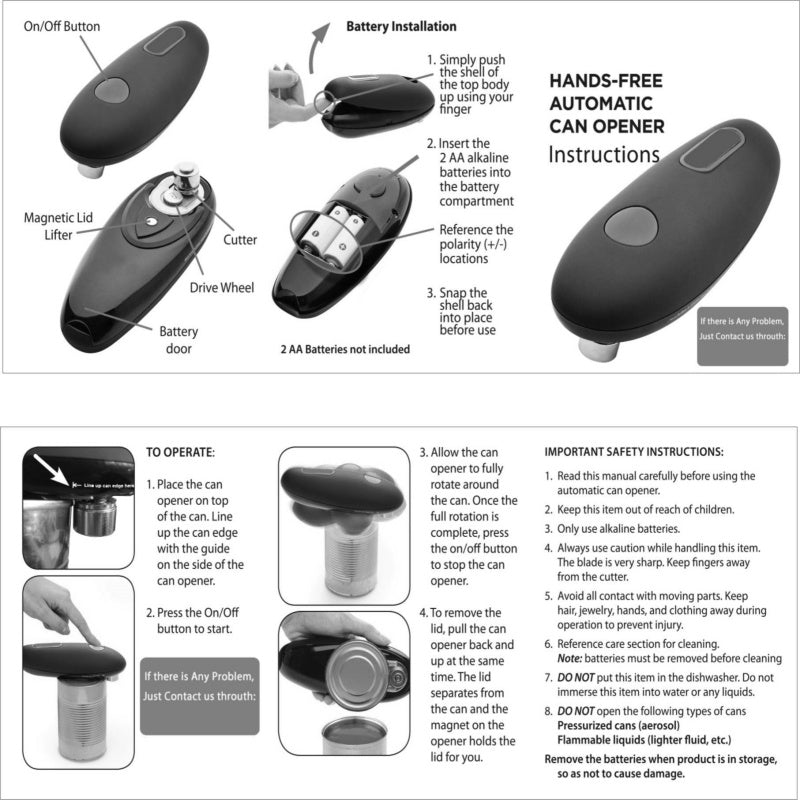 Ouvre-boîte one-touch en action sur une canette avec main