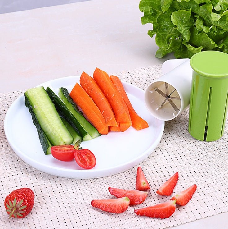Coupe-légumes créatif 6 lames inox formes décoratives