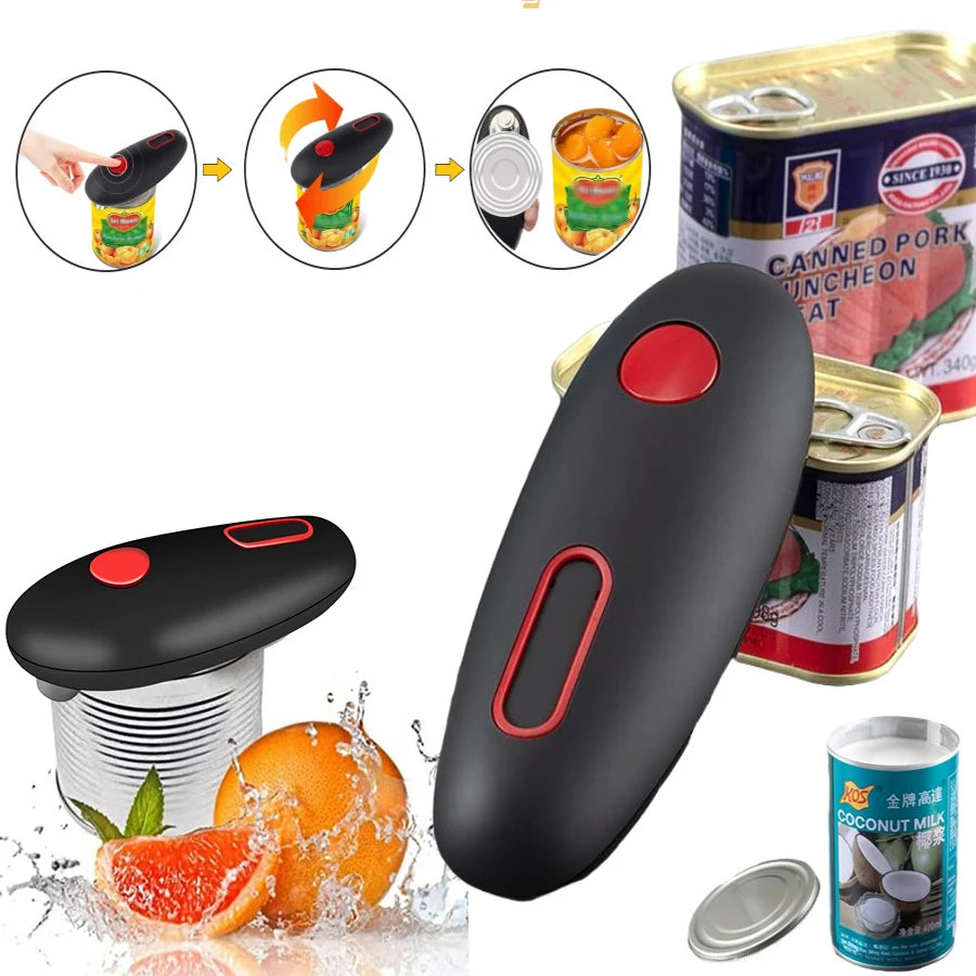 Ouvre-boîte électrique automatique compact pour cuisine