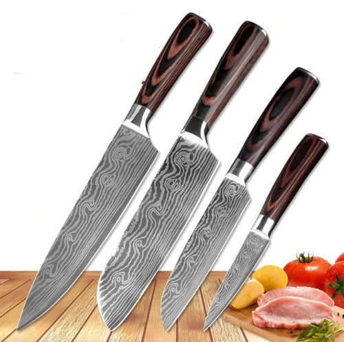 Set de Couteaux de Chef Professionnels – 6 à 23 Pièces Acier Inox - équipement cuisine pour gagner du temps