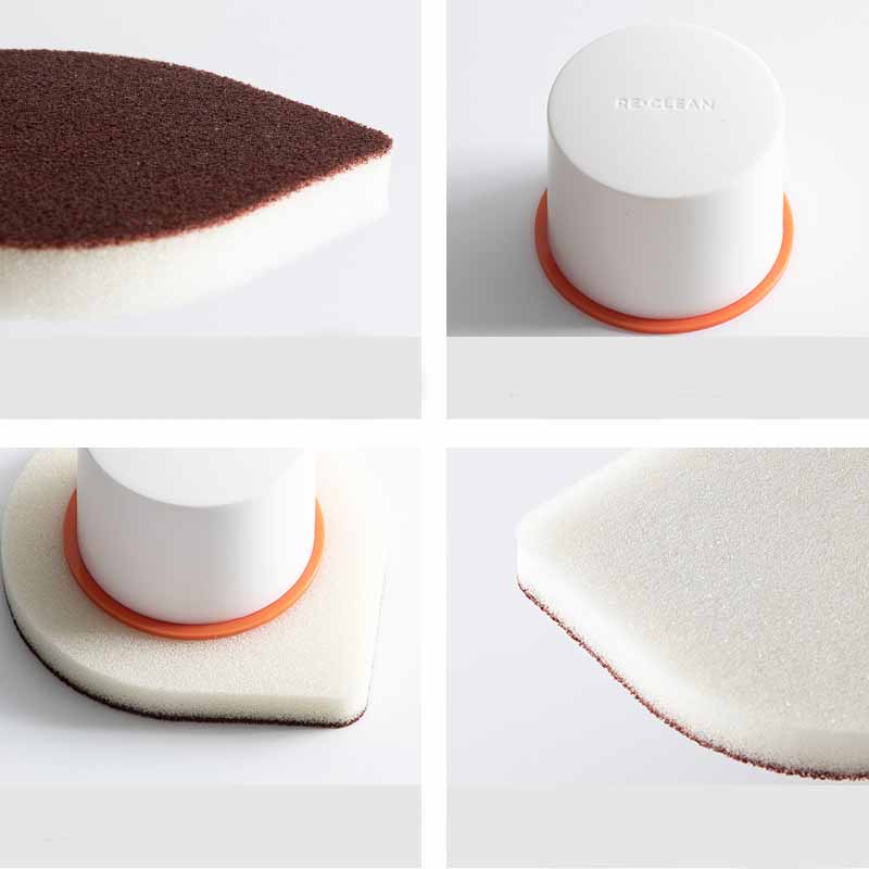 Brosse à Récurer avec Éponge Intégrée – Nettoyage Cuisine et Salle de Bain - design compact pour cuisine moderne