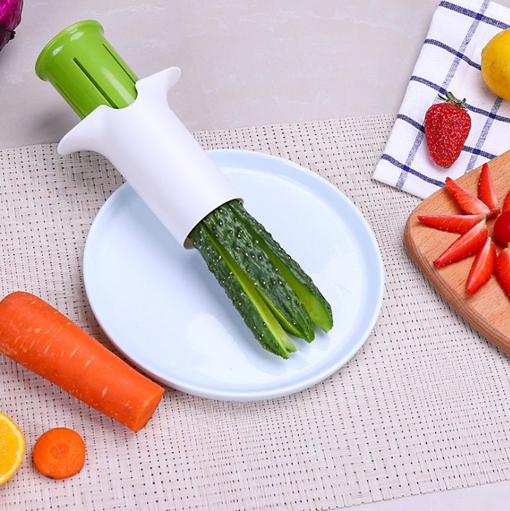 Coupe-légumes créatif 6 lames inox formes décoratives