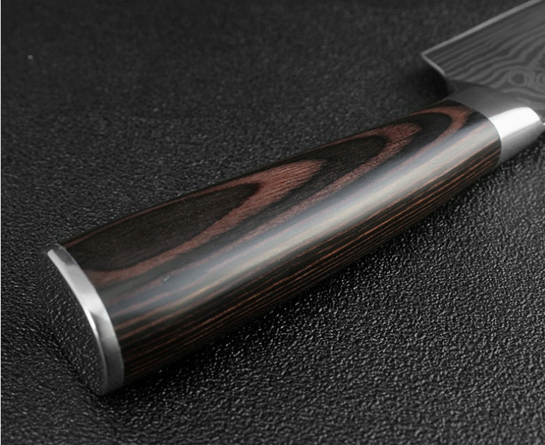 Ensemble de couteaux de cuisine professionnels avec lames en acier inox