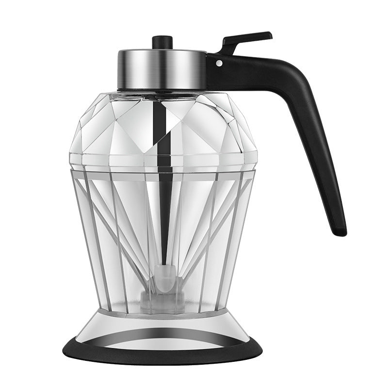 Bec verseur anti-goutte bouteille huile verre diamant