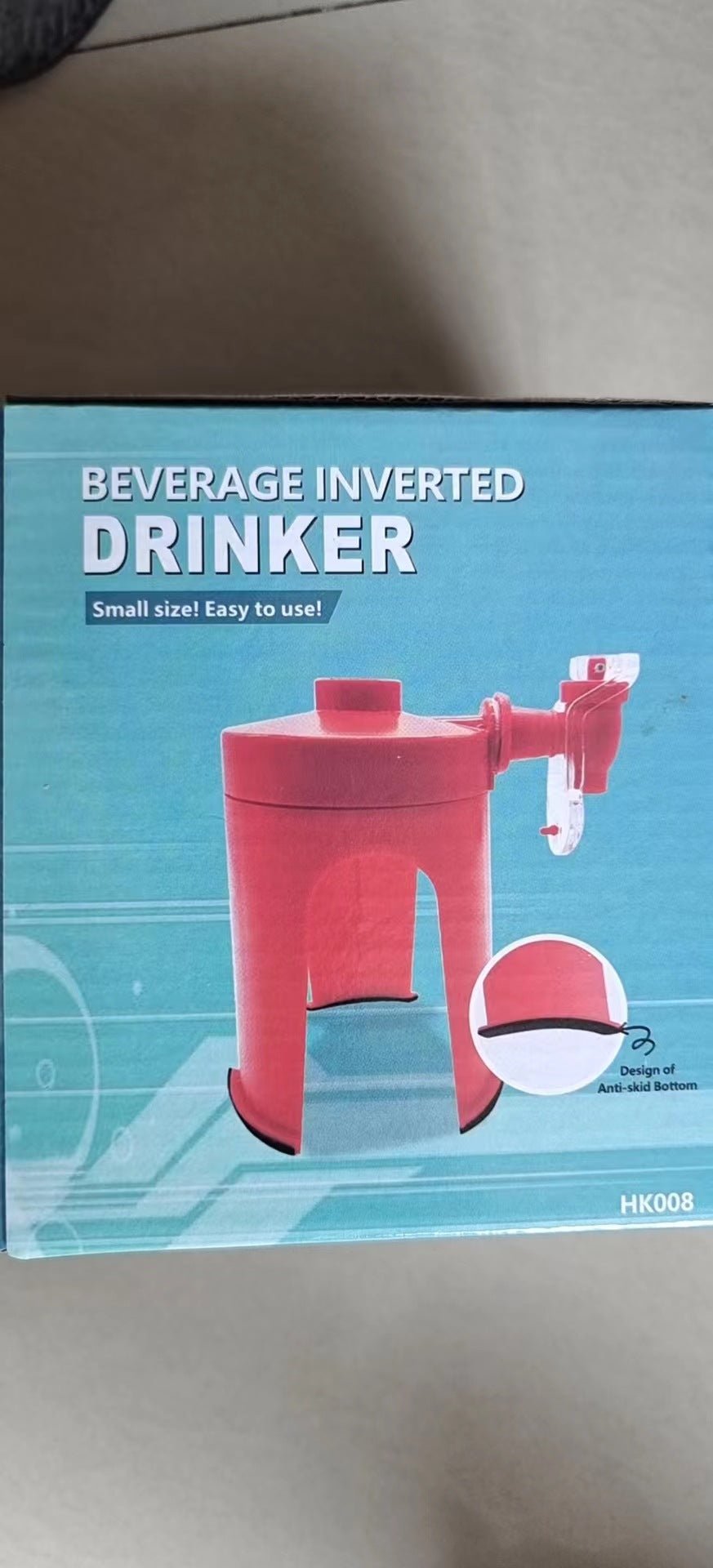 Distributeur de Boisson Bouteille Retournée – Verseur Soda Eau Automatique - détail des matériaux et finitions