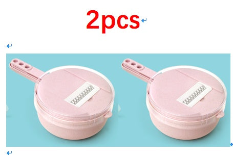 Mandoline 8 en 1 Coupe-Légumes Multifonction – Râpe, Éminceur et Éplucheur - accessoire de cuisine pratique en situation