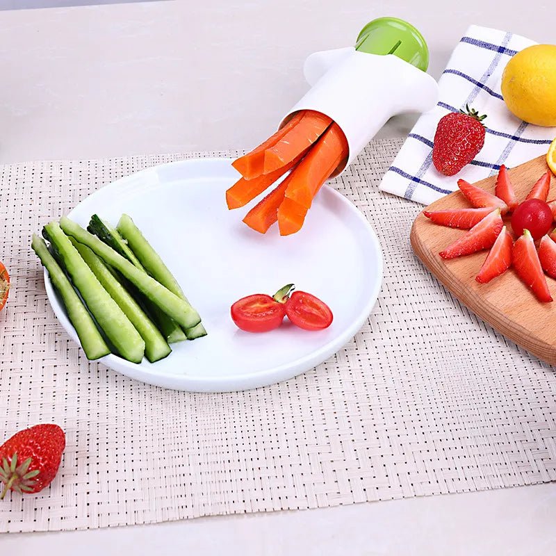 Coupe-légumes créatif 6 lames inox formes décoratives